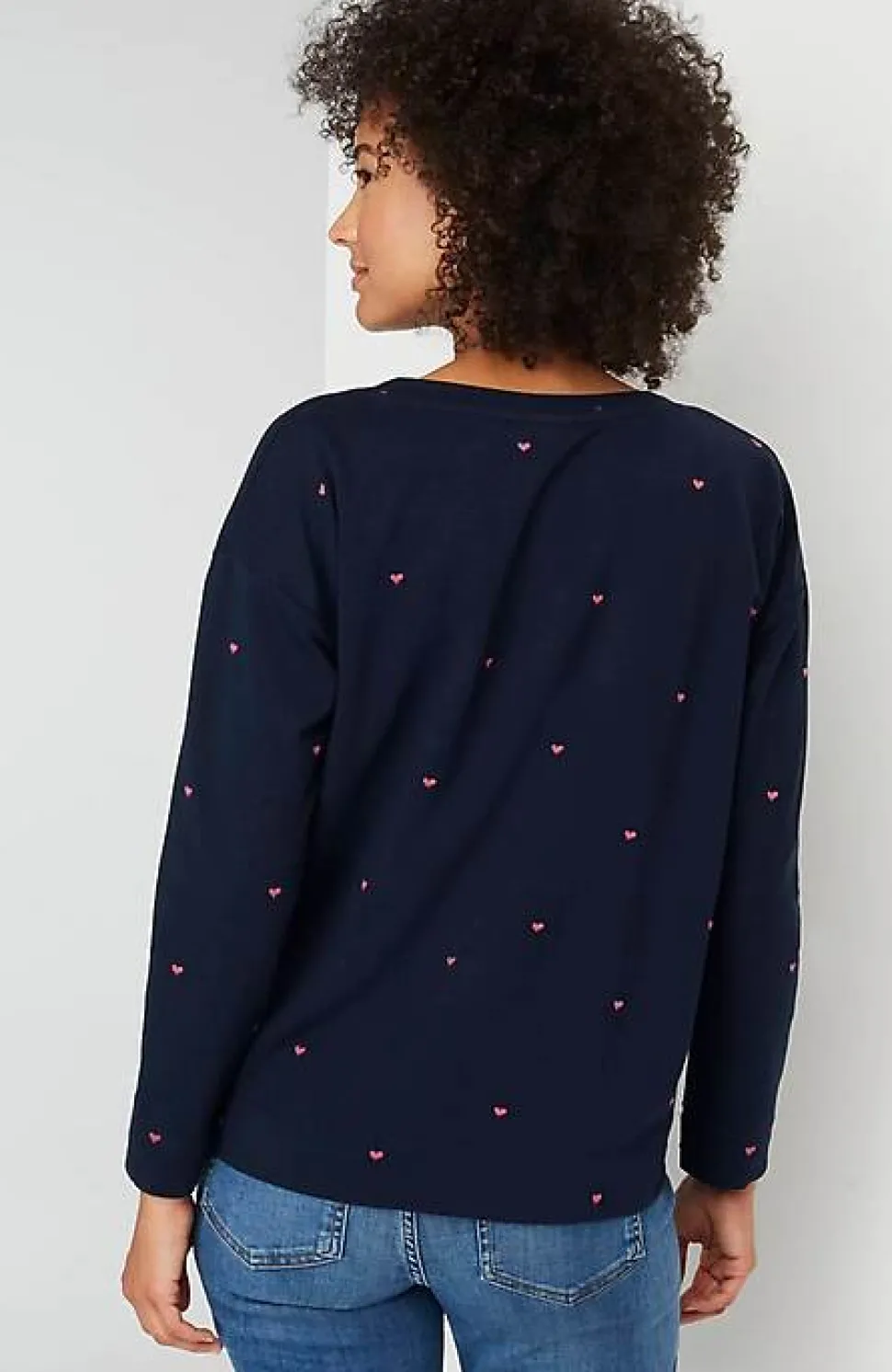 More Love Embroidered Sweatshirt | Jjill