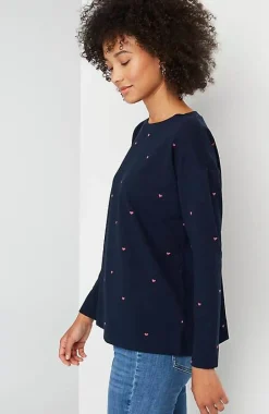 More Love Embroidered Sweatshirt | Jjill
