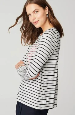 More Love Striped Tee | Jjill