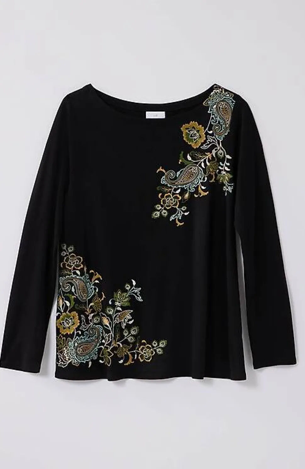 Multicolor-Embroidered Top | Jjill