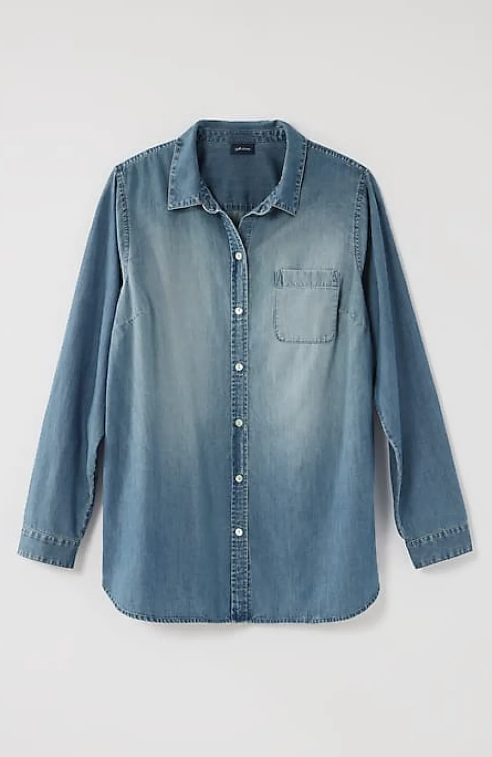 One-Pocket Button-Front Shirt | Jjill