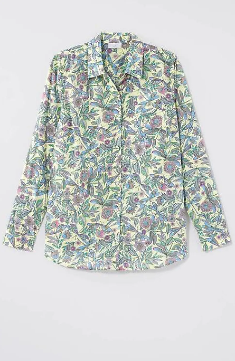 One-Pocket Shirred-Back Shirt | Jjill