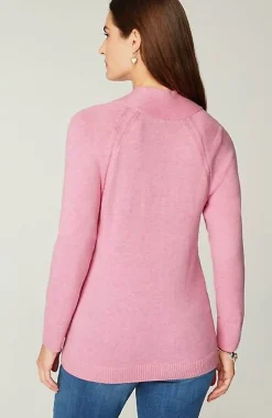 Overlapping-V-Neck Sweater | Jjill