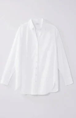 Oversized Cotton Poplin Tunic | Jjill