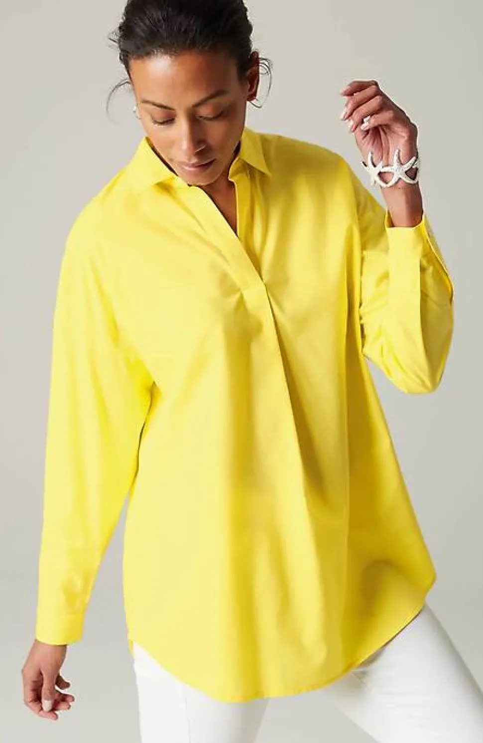 Oversized Popover Tunic | Jjill
