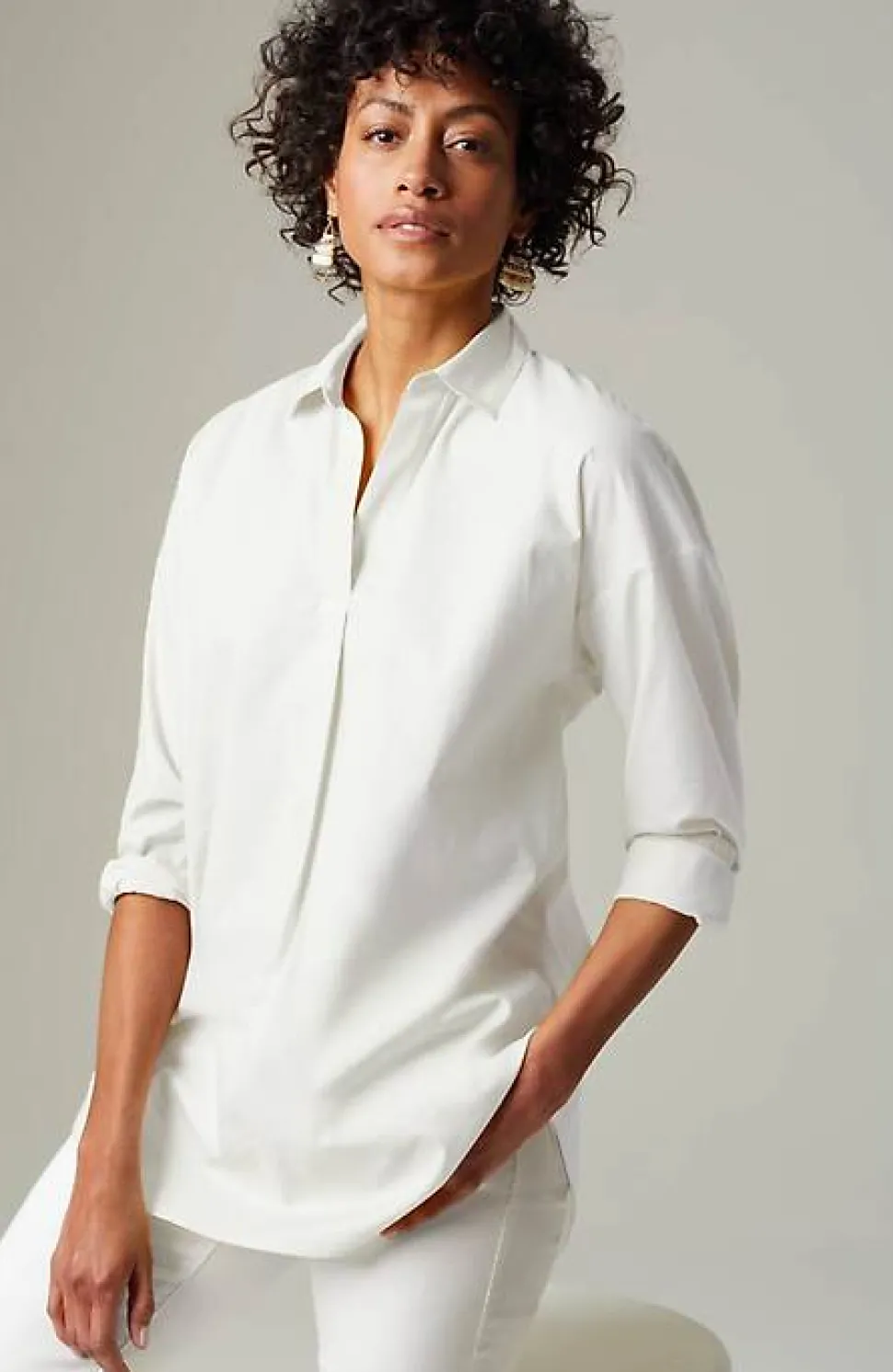 Oversized Popover Tunic | Jjill