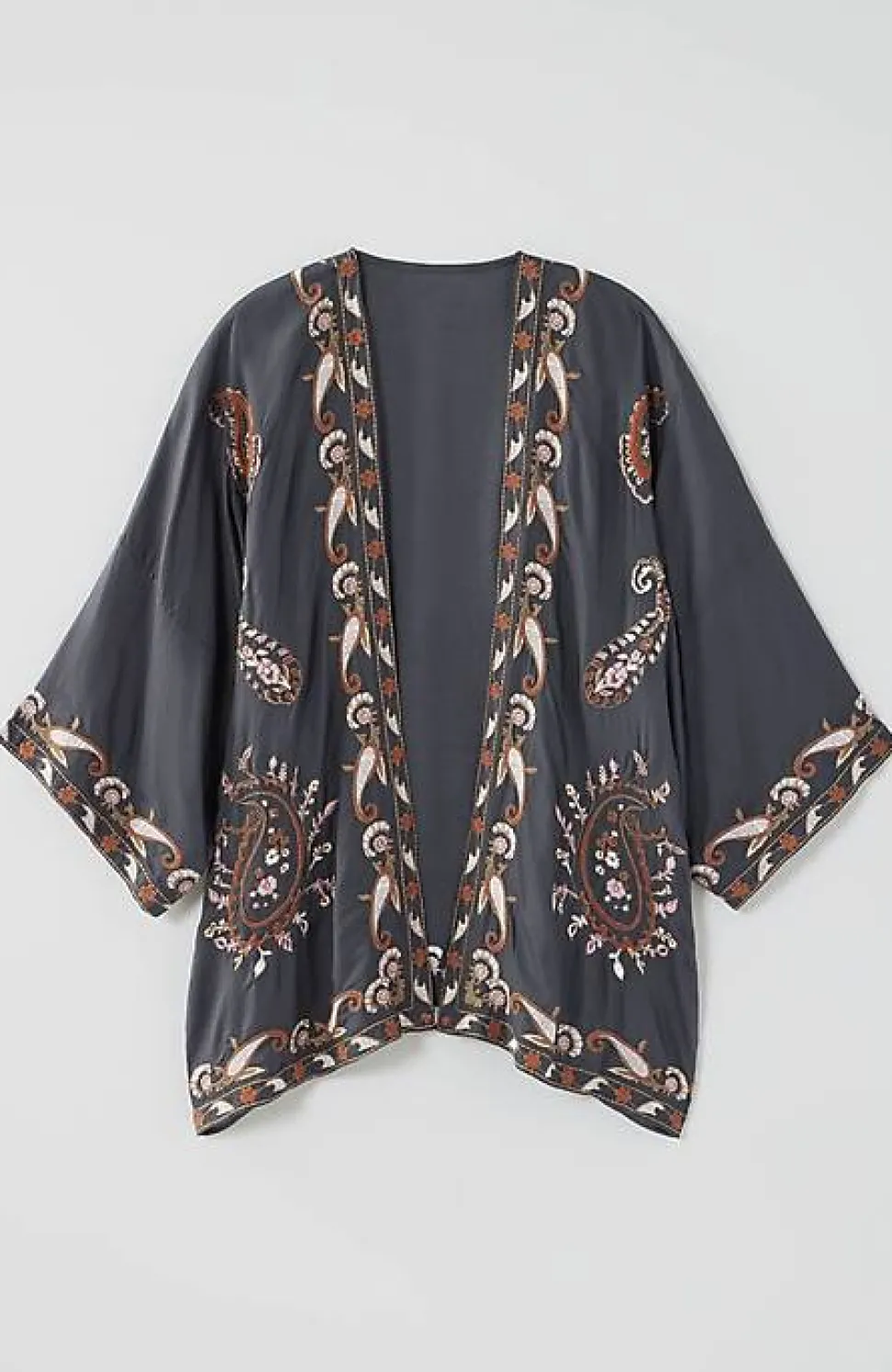 Paisley-Embroidered Soft Jacket | Jjill
