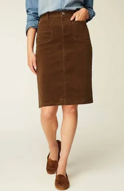 Patch-Pocket Skirt | Jjill