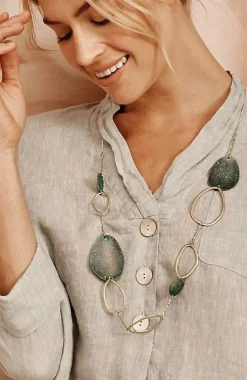 Patina Station Necklace | Jjill