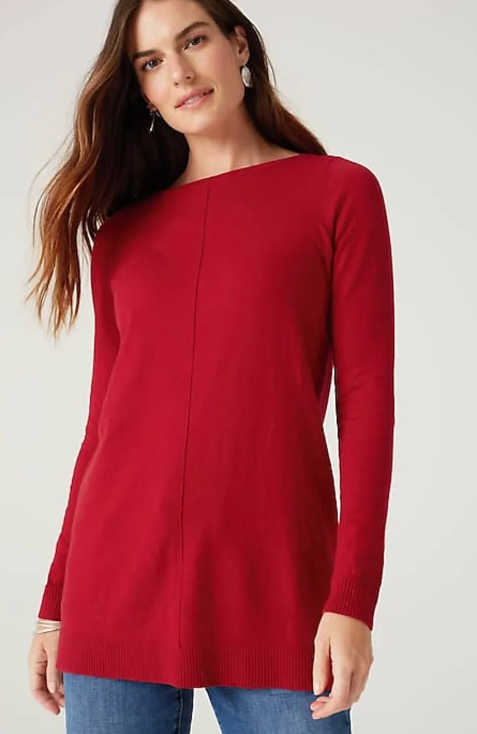 Pintucked Sweater-Tunic | Jjill