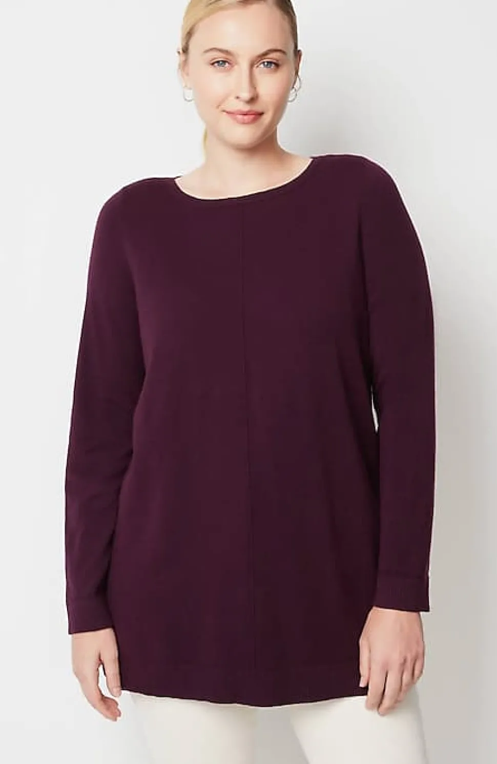 Pintucked Sweater-Tunic | Jjill