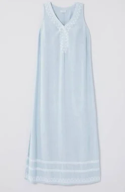 Placed-Embroidery Maxi Dress | Jjill