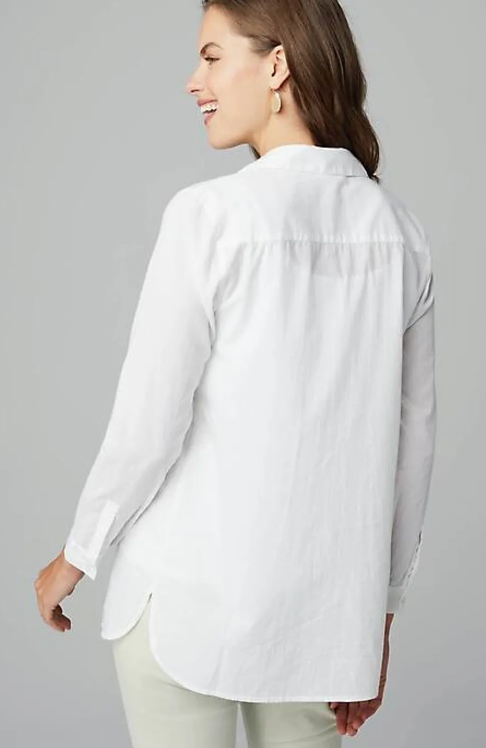 Placed-Eyelet Tunic | Jjill