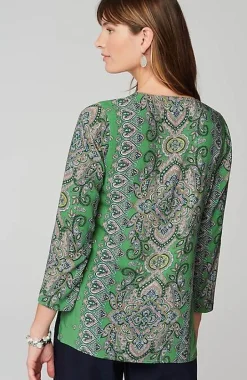 Placed-Paisley Top | Jjill