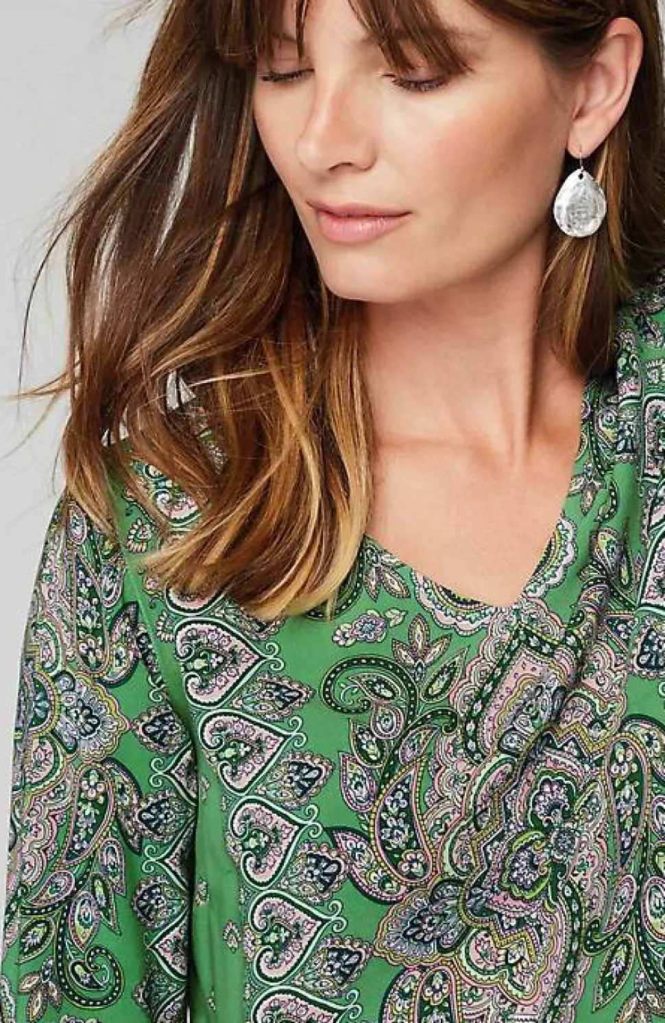 Placed-Paisley Top | Jjill