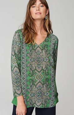 Placed-Paisley Top | Jjill