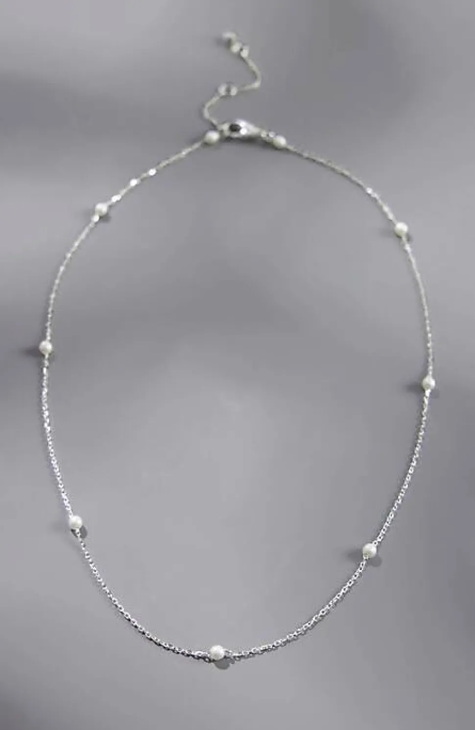 Placed-Pearl Sterling Necklace | Jjill