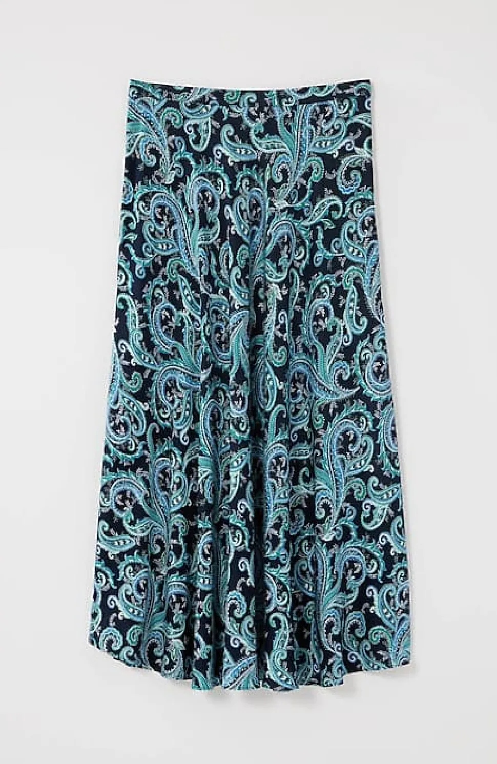 Printed A-Line Midi Skirt | Jjill