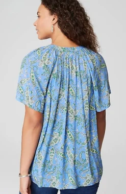 Printed Voile Top | Jjill