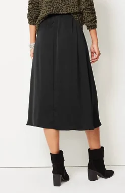 Pull-On Midi Skirt | Jjill