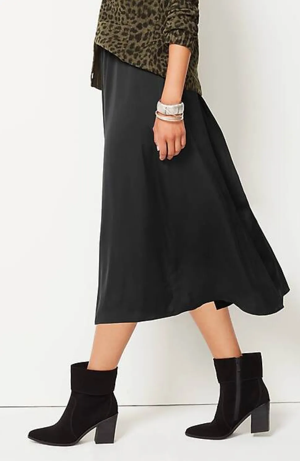 Pull-On Midi Skirt | Jjill