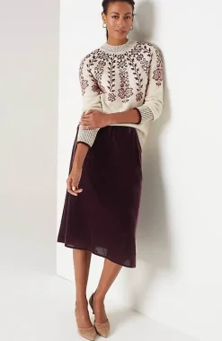 Pull-On Midi Skirt | Jjill