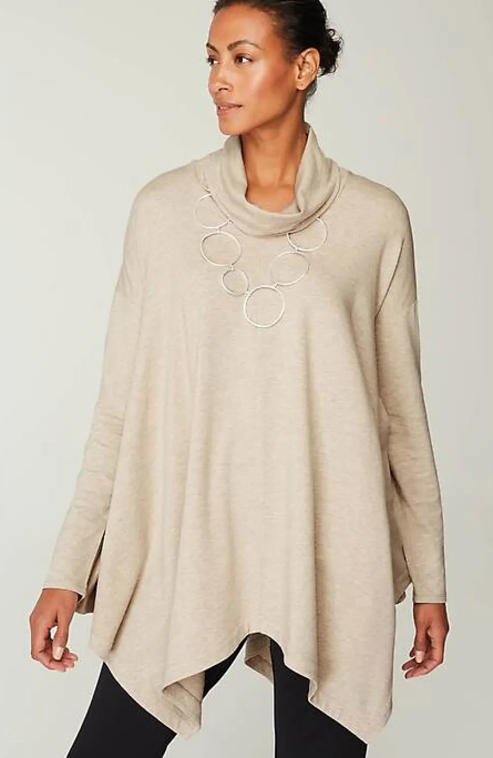 Pure Jill Affinity Dipped-Hem Tunic | Jjill