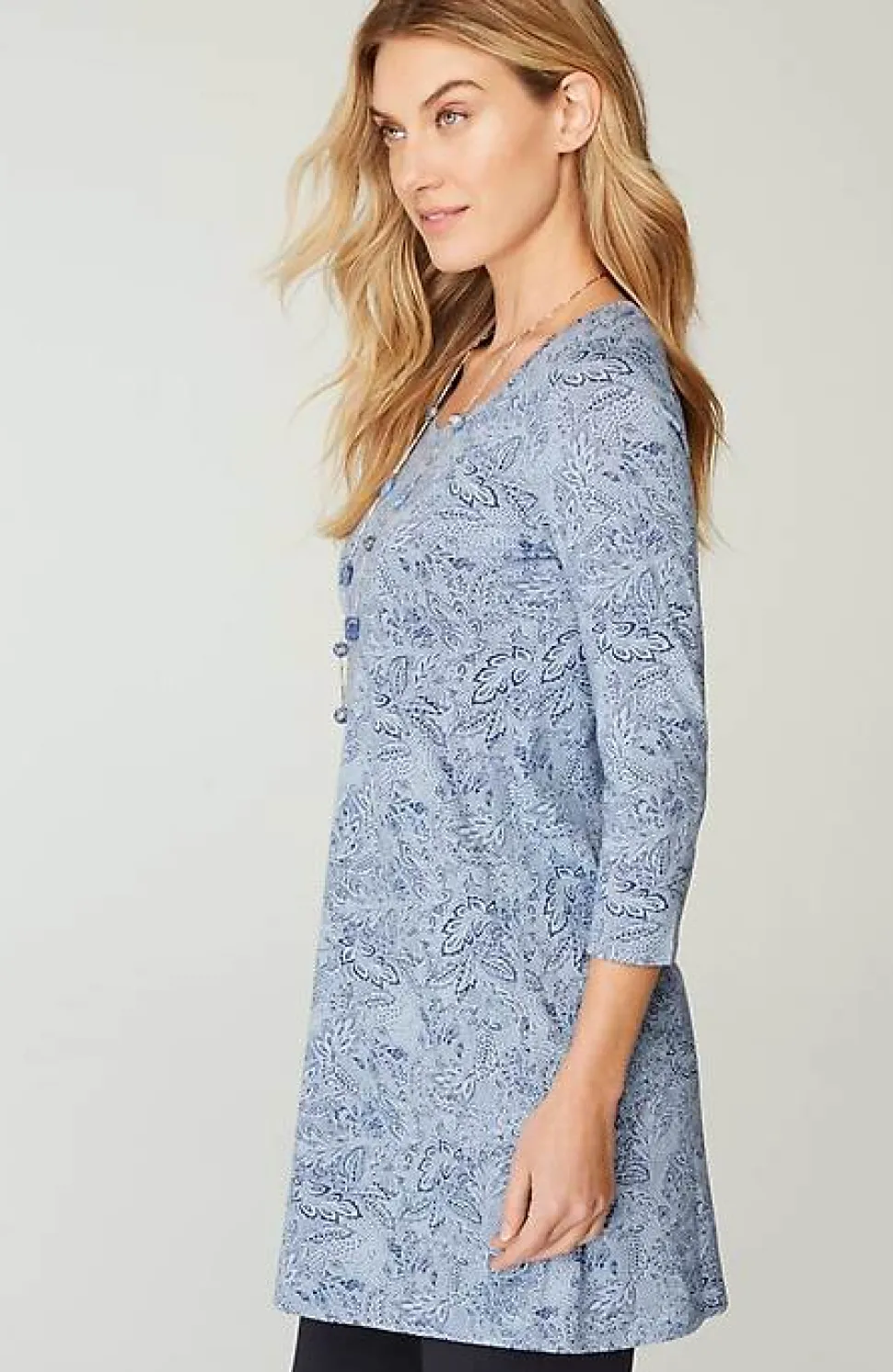 Pure Jill Ballet-Sleeve Tunic | Jjill
