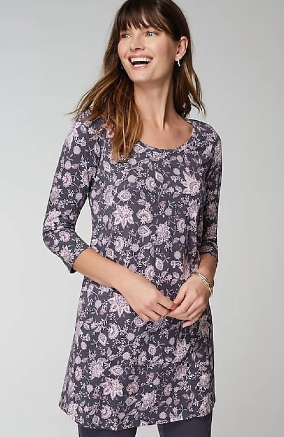 Pure Jill Ballet-Sleeve Tunic | Jjill