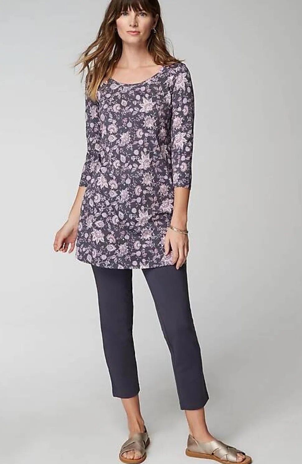 Pure Jill Ballet-Sleeve Tunic | Jjill
