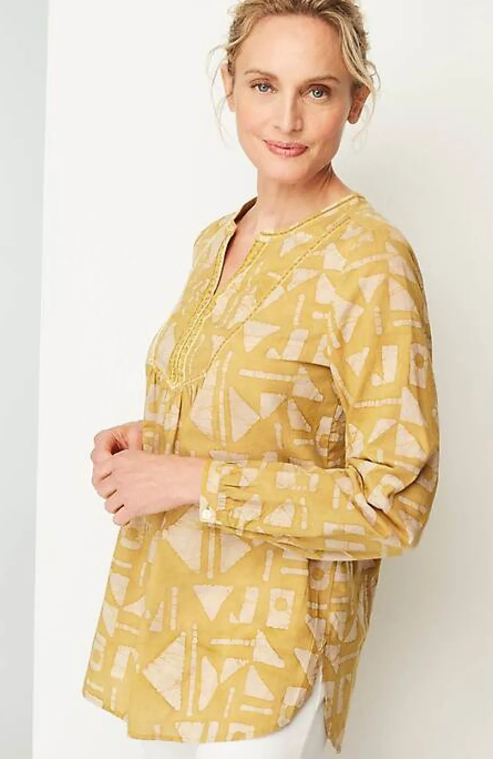 Pure Jill Batik-Printed Tunic | Jjill