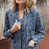 Pure Jill Block-Printed Reversible Jacket | Jjill