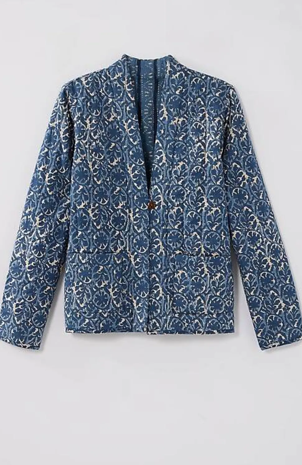 Pure Jill Block-Printed Reversible Jacket | Jjill