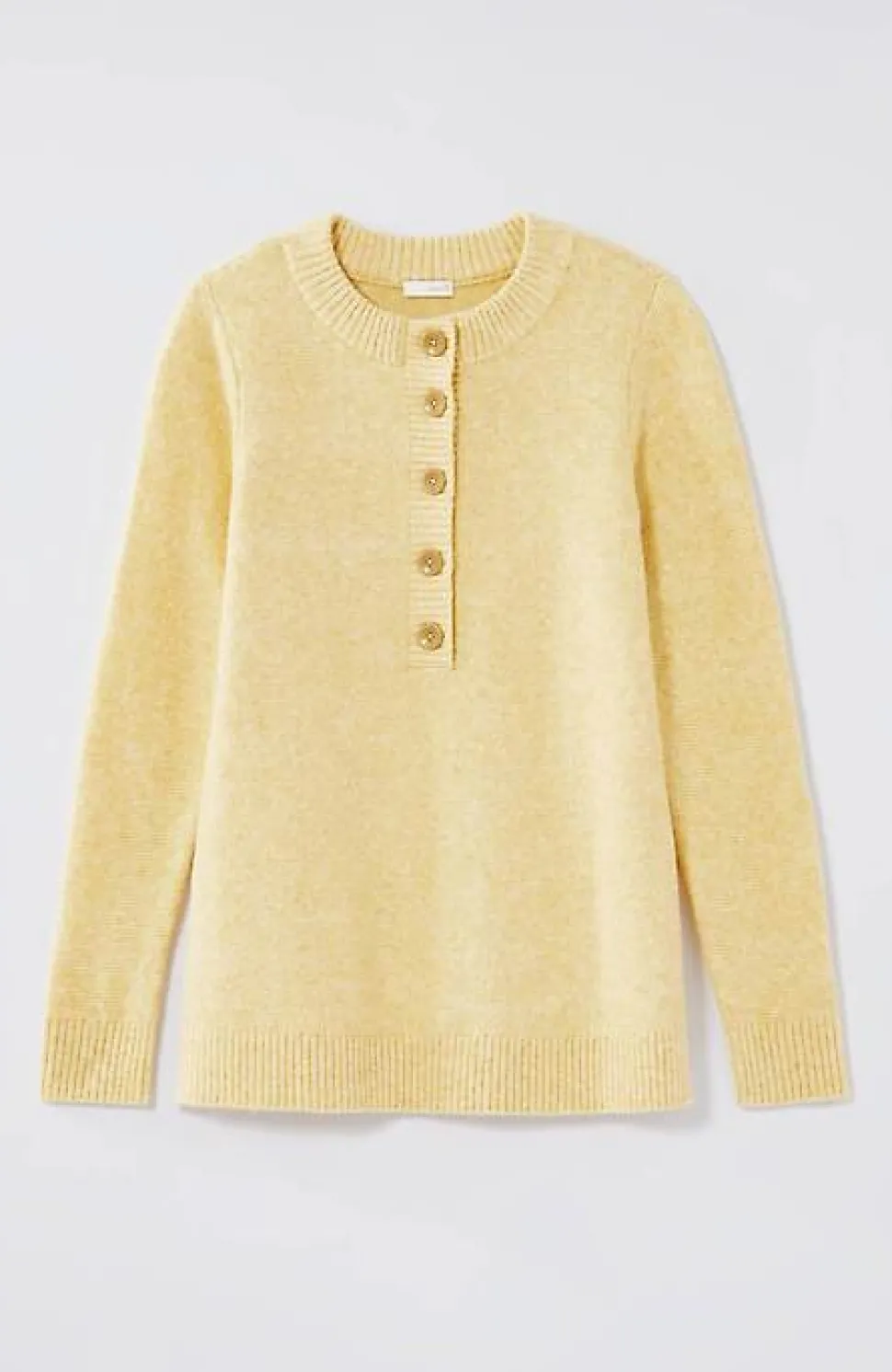 Pure Jill Button-Front Crew-Neck Sweater | Jjill