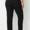 Pure Jill Diagonal-Knit Straight-Leg Pants | Jjill