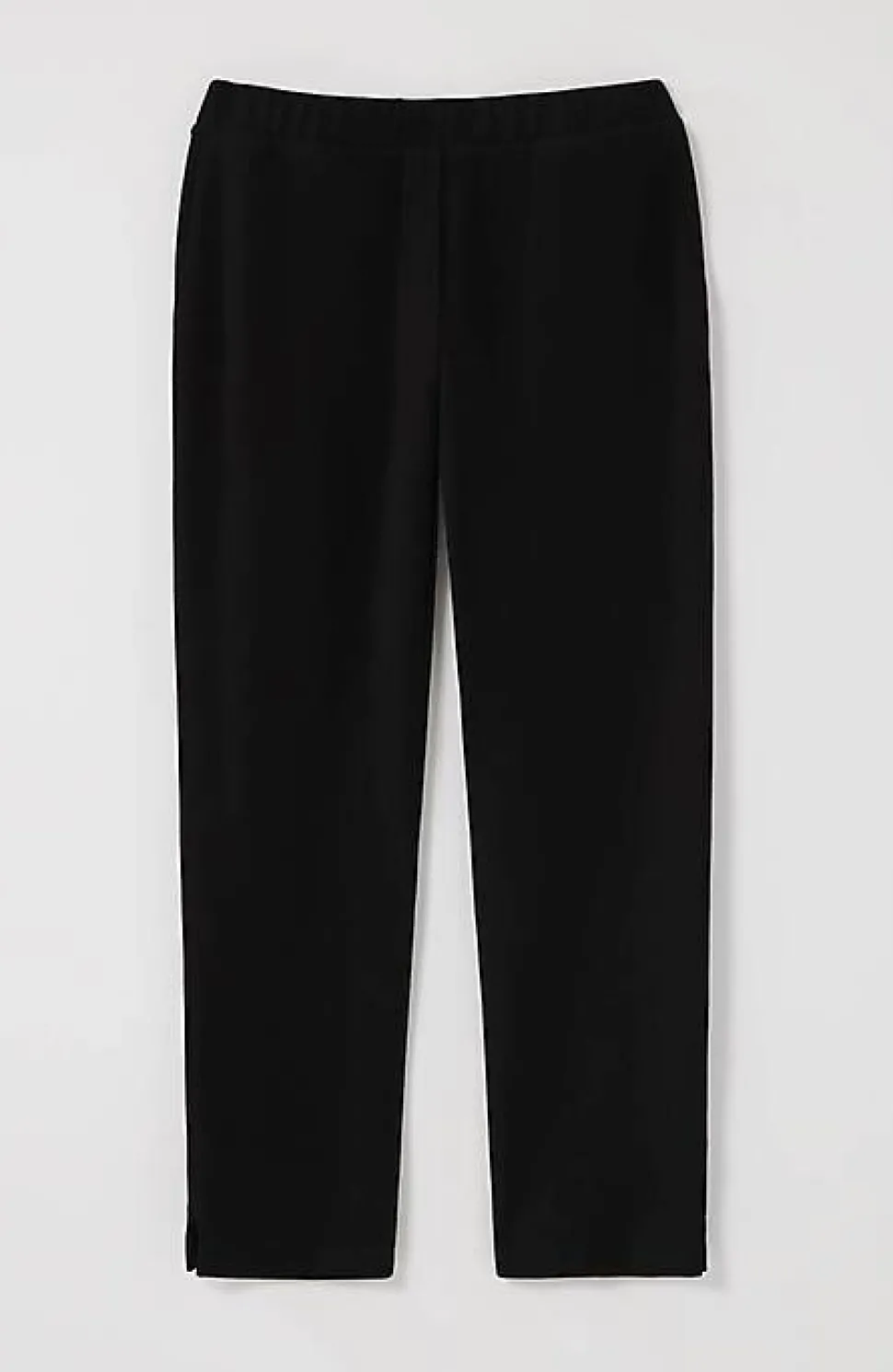 Pure Jill Diagonal-Knit Straight-Leg Pants | Jjill