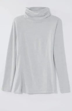 Pure Jill Double-Knit Draped Cowl-Neck Tunic | Jjill