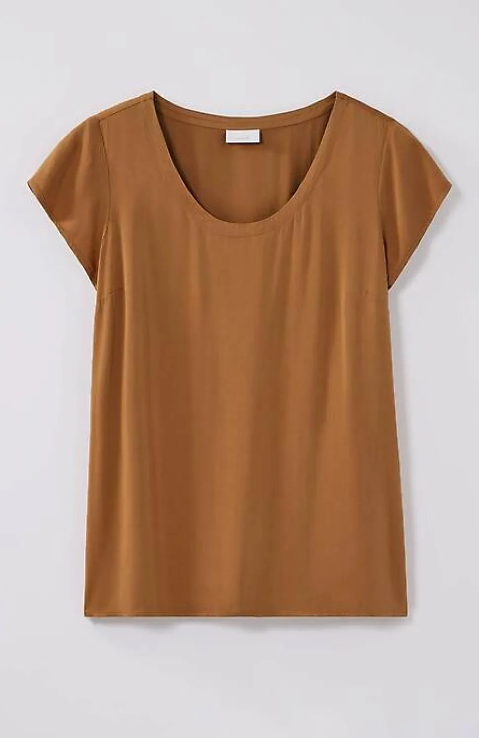 Pure Jill Ecovero Satin Cap-Sleeve Top | Jjill