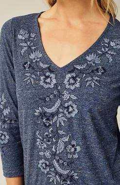 Pure Jill Embroidered Jersey Tunic | Jjill