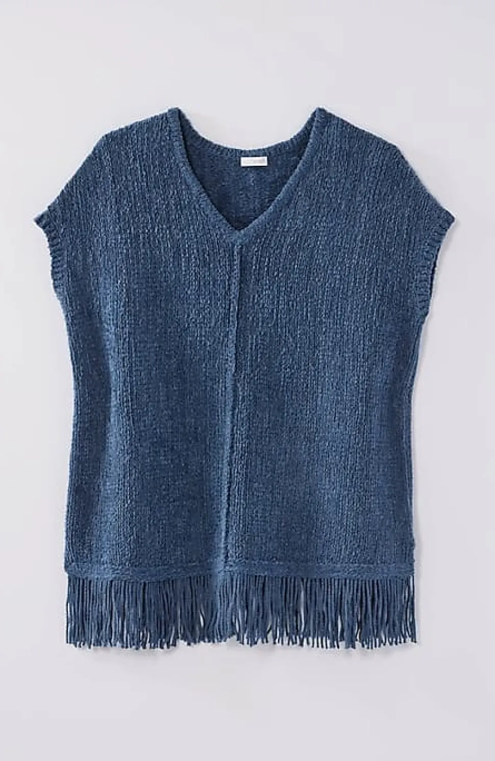 Pure Jill Fringed-Hem V-Neck Sweater | Jjill