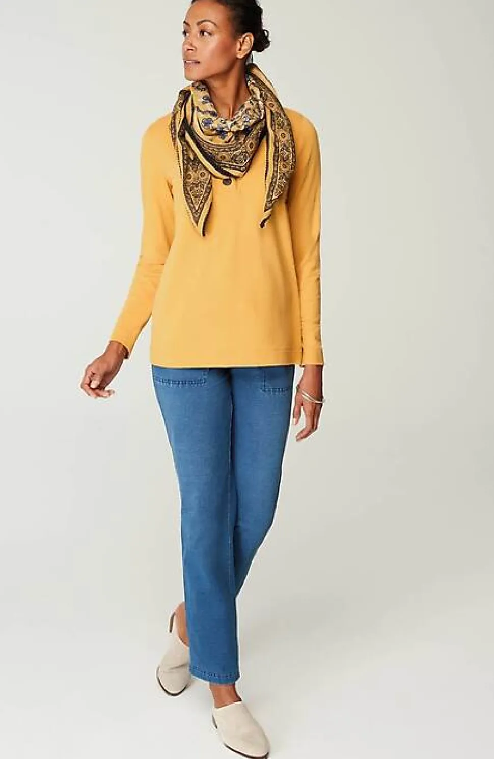 Pure Jill Harmony Shawl-Collar Top | Jjill