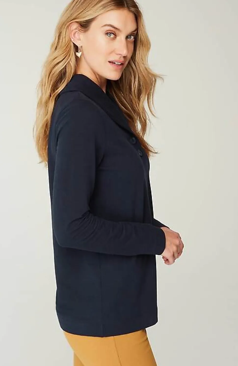 Pure Jill Harmony Shawl-Collar Top | Jjill
