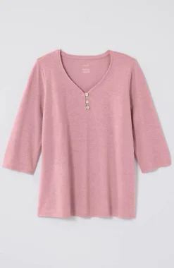 Pure Jill Hemp U0026 Cotton Henley Top | Jjill