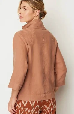 Pure Jill Linen Cropped Jacket | Jjill