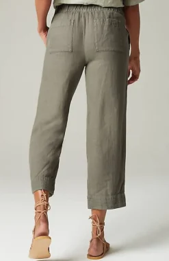 Pure Jill Linen Trapunto-Stitched Pants | Jjill