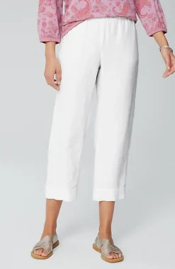 Pure Jill Linen Trapunto-Stitched Pants | Jjill