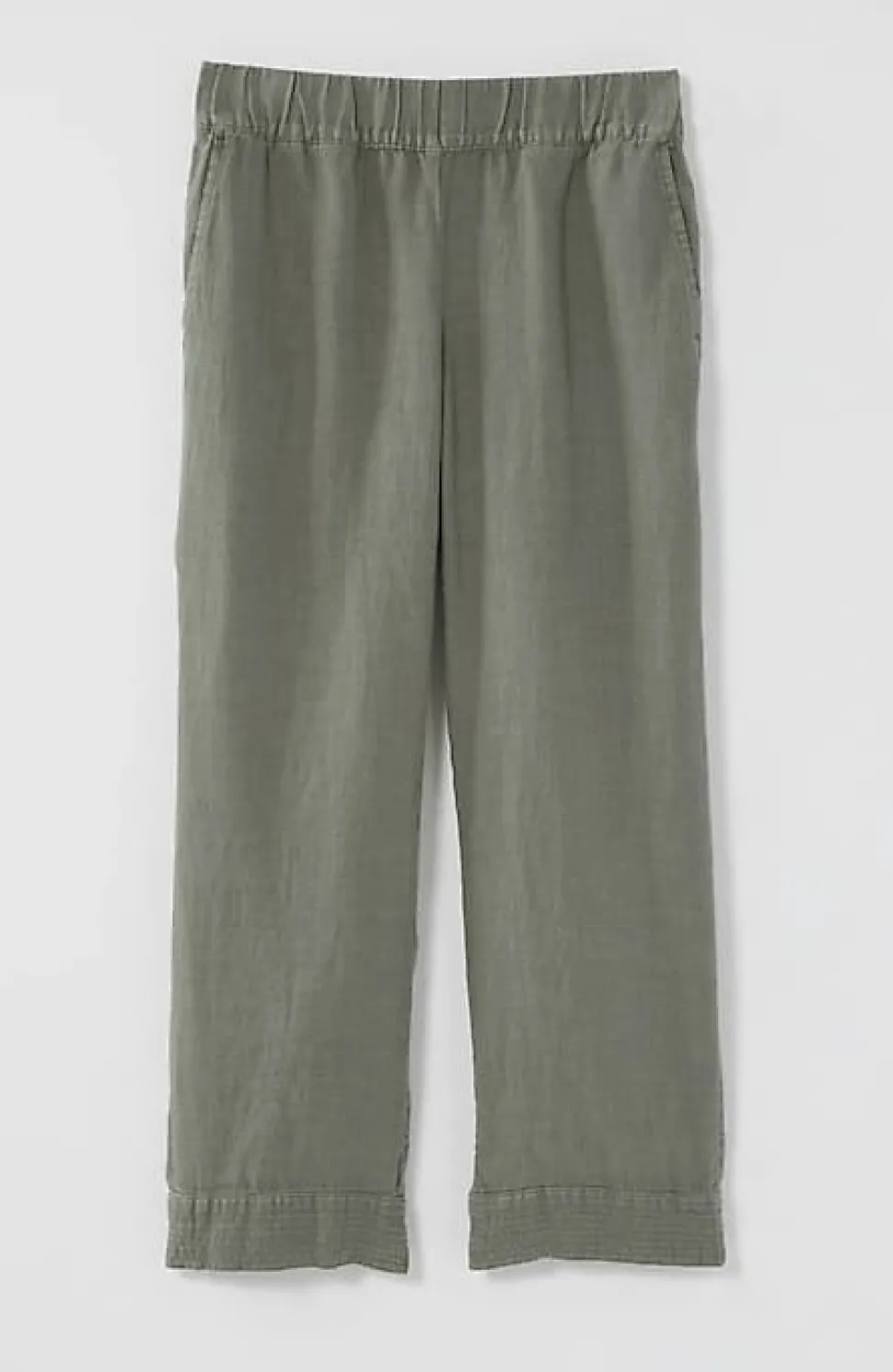 Pure Jill Linen Trapunto-Stitched Pants | Jjill