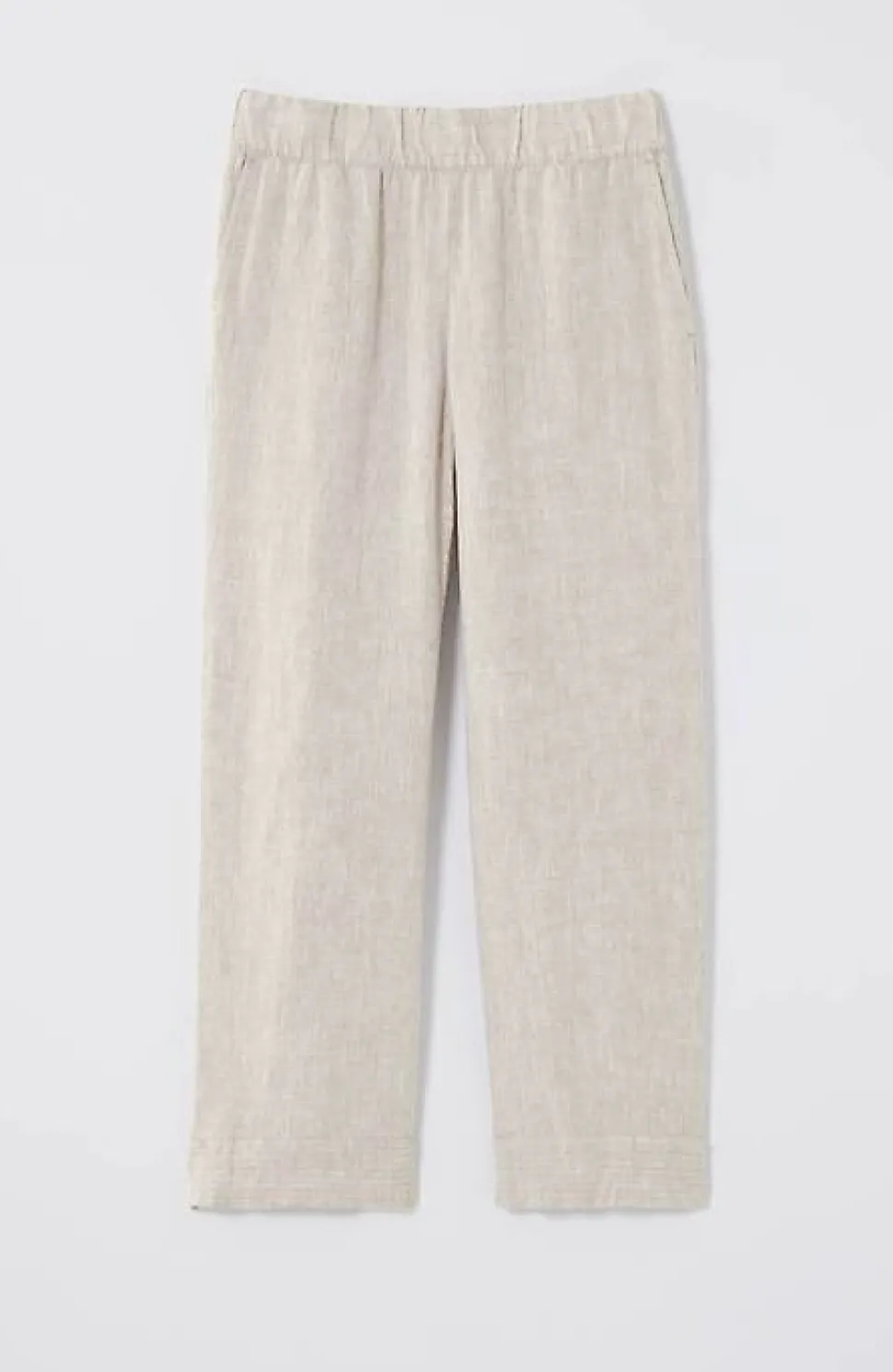 Pure Jill Linen Trapunto-Stitched Pants | Jjill
