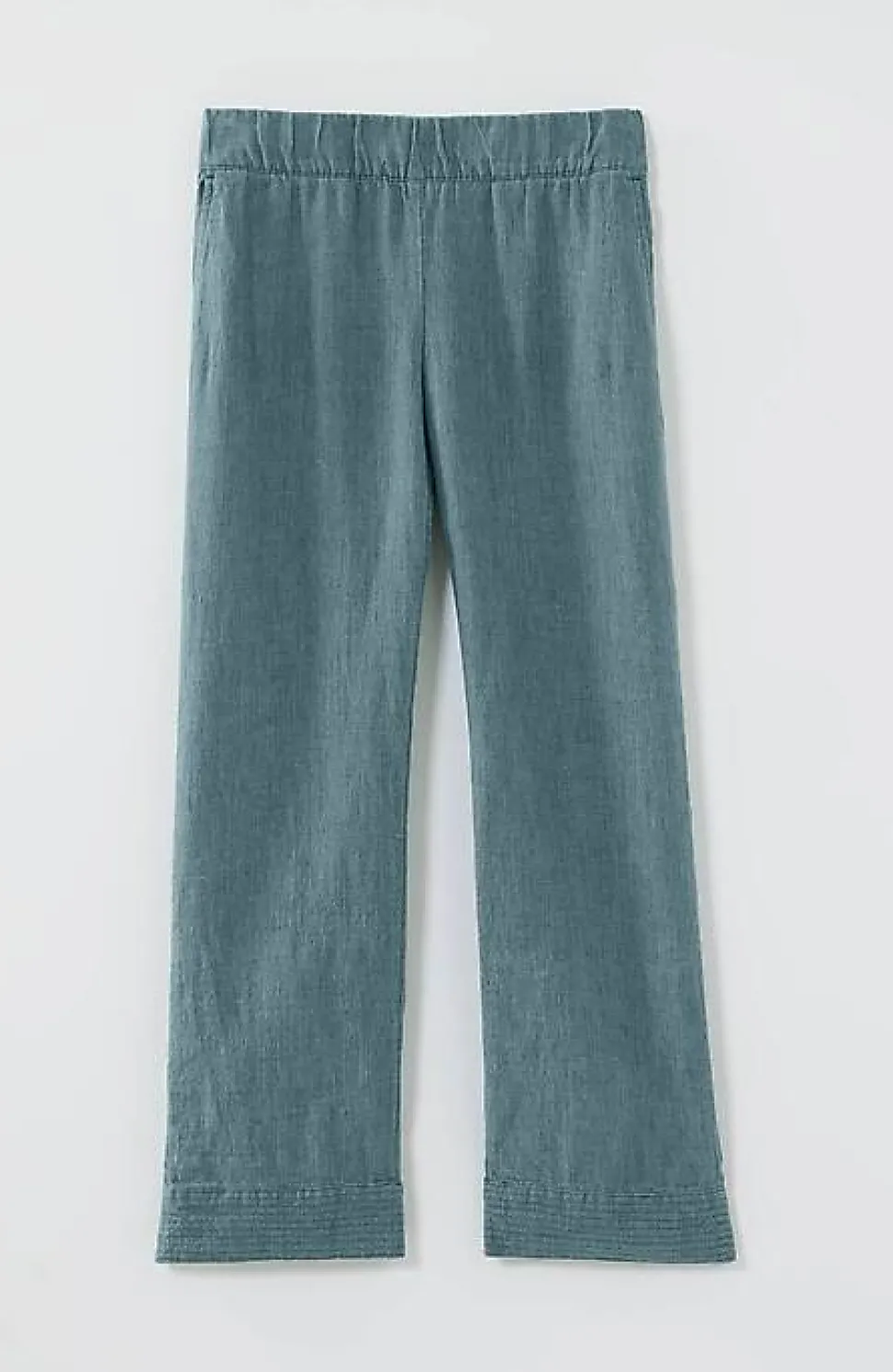 Pure Jill Linen Trapunto-Stitched Pants | Jjill