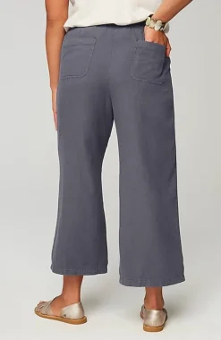 Pure Jill Linen-Blend Wide-Leg Crops | Jjill